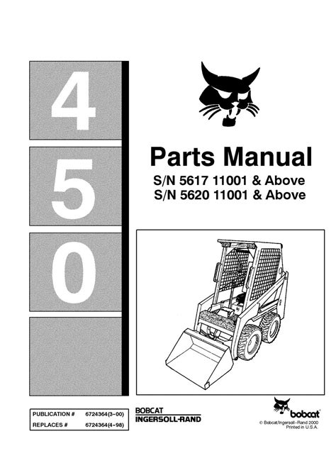 bobcat parts manual pdf